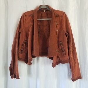 Free People | Drape Raw Hem Western Jacket